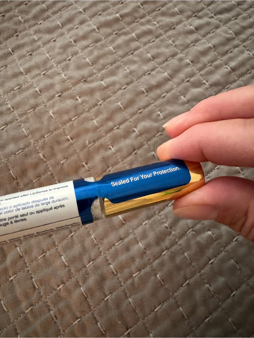 Silver Glitter Lip Gloss by Senegence